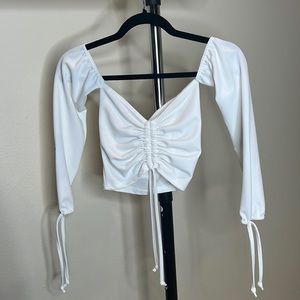 PLT WHITE CROP TOP